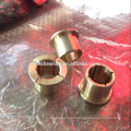 rolamento de bronze sólido variante CuZn25Al5, bucha de flange de liga de cobre, bucha sem óleo fundida OEM de excelente desempenho